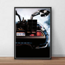Posters and Prints Murals Art Canvas Back to the Future Movie Classic Cool Cars Modern Home Decor Living Room Pictures 2024 - buy cheap