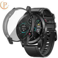 Galvanoplastia tpu relógio capa protetora de tela shell para honor magic 2 46mm smartwatch acessórios 2024 - compre barato