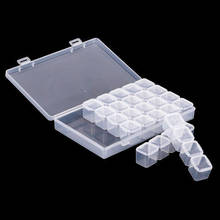Clear Plastic Storage Box Case Jewelry Bead Screw Organizer Container 28 Compartments 2024 - buy cheap