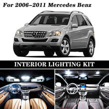 21 Uds juego de luz interior LED para 2006-2011Mercedes Benz Clase ML W164 ML320 ML350 ML420 ML450 ML500 ML63 AMG placa de licencia 2024 - compra barato