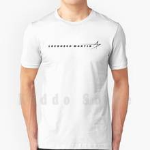 Lockheed preto logotipo t camisa diy tamanho grande 100% algodão lockheed boeing airplain avião 737 787 747 777 a380 a320 logotipo boeing 2024 - compre barato