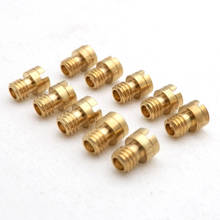 10X Motorcycle M4 Main Jet 4mm for GY6 50cc 139QMB Scooter Keihin Carb  carburetor CVK24~26 PZ19  Round Head injectors Nozzle 2024 - buy cheap