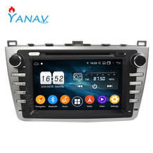 Kit multimídia para carro, 2 din, android, receptor estéreo, dvd, navegação gps, unidade principal, rádio automotivo, dvd player, para mazda 6 modelos 2008 a 2012 2024 - compre barato