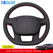 Customize DIY Micro Fiber Leather Car Steering Wheel Cover For Citroen C4L C4 Car Interior 2024 - buy cheap