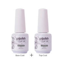 Clou Beaute Base Coat Top Coat UV Gel Nail Polish 8ml Transaprent Color Bling Gel Polish Nail Art Gel Lacquer Lucky Nail Paint 2024 - купить недорого