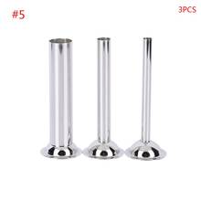 3 pçs/set produto comestível manual de aço inoxidável salsicha stuffer enchimento tubo 2024 - compre barato