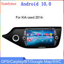 android 10 car multimedia player for kia CEED 2014-2017 gps navigation car radio audio stereo head unit Carplay auto WiFi 2024 - buy cheap