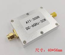 Atenuador fijo de DC-6GHZ, 30W, 30DB, RF para uso con medidor de potencia y analizador de espectro 2024 - compra barato