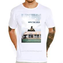 Movie Poster Into The Wild Printed Men's T Shirt Cool Boys Tops Short Sleeve Novelty Casual Style Male T-shirt Tshirt 2024 - buy cheap