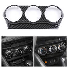 Carbon Fiber Interior Air Condition Outlet Panel Cover Trim for Mazda CX-3 CX3 2015-18 2024 - buy cheap