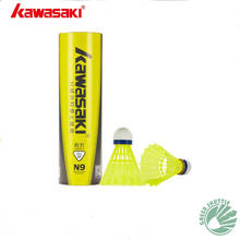 Genuine Kawasaki Badminton Plastic Nylon Ball N9 For Training 6 Pcs shuttlecock 2024 - buy cheap