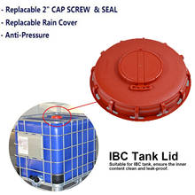 Tampa ventilada ibc 150mm para quadrados de água 1000l ibc, tampa totes schutz uk 2024 - compre barato