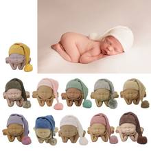2020 Newborn Photography Props Hat Beanie Propshoot for Photography New Born Baby Boys Girls Accessories 2024 - buy cheap