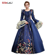 18th Century dress Rococo Baroque Marie Antoinette Ball Dresses Renaissance Historical Period Blue Dress Gown 2024 - buy cheap