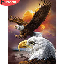 HUACAN 5D DIY Diamond Embroidery Mosaic Eagle New Arrival 5d Diamond Painting Animal Full Drill Handmade Gift Home Decor 2024 - buy cheap