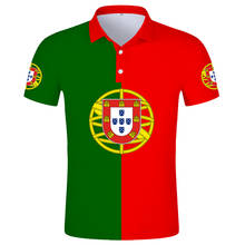 Portugal Polo Shirt Free Custom Name Number Prt Polo Shirt Nation Flag Pt Republic Portuguese Country  National Day Clothes 2024 - buy cheap