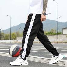 Men Pants Full Length Wide Leg Harajuku Punk Novelty Mens Vintage Korean Streetwear Trousers High Waist Harujuku High Street 2024 - buy cheap