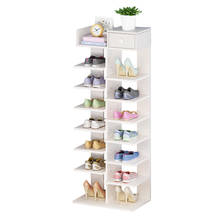 Zapatero moderno de puerta Simple, estante de almacenamiento de zapatos multicapa para el hogar, de gran capacidad, Económico 2024 - compra barato