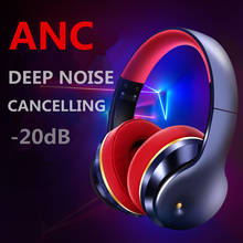 ANC Active Noise Cancelling Headphones Bluetooth 5.0 Headset Gaming Wireless Headphones Earphones HiFi Foldable with Microphone 2024 - buy cheap