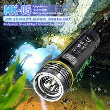 Seafrogs 100m/328ft IPX8 Professional Scuba Diving Torch 1000Lumen Aluminum Alloy Waterproof LED Flashlight 2024 - buy cheap