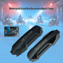 Protetor de motor para motocicletas, bloco decorativo de 25mm para yamaha mt09 wireless 900 tracer 2024 - compre barato