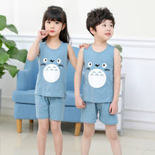 Crianças pijamas meninos pijamas de verão crianças dos desenhos animados dinossauro pijamas bebê algodão crianças pijamas meninas conjuntos de roupas 2024 - compre barato