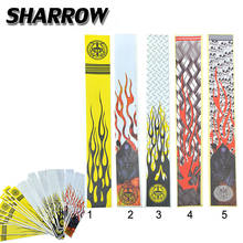 24pc Arrow New Sticker Paper Archery Heat Shrinkable Universal DIY Shaft Sticker Wraps Hunting Shooting Arrow Shaft Accessorive 2024 - buy cheap