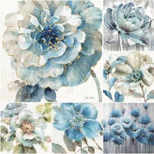 New Arrival 5D DIY Diamond Painting Flower Cross Stitch Kit  Full Drill Embroidery Mosaic Art Picture of Rhinestones Home Decor 2024 - buy cheap