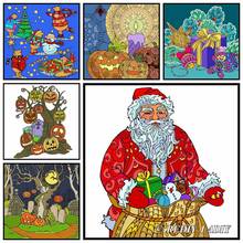 Алмазная 5D картина «Санта-Клаус», картина стразы, вышивка крестиком, алмазная вышивка, мозаика, искусство, украшение для дома, подарок 2024 - купить недорого