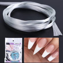 Extensiones de uñas profesionales de fibra de vidrio, accesorios de manicura de construcción rápida, Gel UV, 5 bolsas 2024 - compra barato