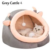 Cat House Pet Bed Indoor Cat Litter Kennel Removable and Washable Pet Supplies Cat Lounge Chair Cushion Cat House Tent Cat Bed 2024 - buy cheap