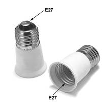 E27 to E27 Extend Adapter E26 to E26 Lamp Holder Converter Lamp Base Socket Power Adapter LED Light Bulb Extension Plug 2024 - buy cheap