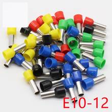 E10-12 Tube insulating Insulated terminals 10MM2 Cable Wire Connector 100PCS/Pack Insulating Crimp Terminal Connector E- 2024 - buy cheap