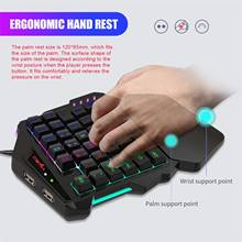 Teclado óptico mecánico para videojuegos, Accesorios de ordenador, cinta de transmisión, convertidor de teclado de una mano 2024 - compra barato