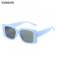 YAMEIZE Square Sunglasses Women Luxury Brand Small Vintage Rectangle Sunglasses Men Retro Eyeglasses Oculos Lunette De Soleil 2024 - buy cheap