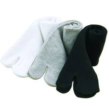 Bamboo Fiber Japanese Black White Toe Socks Two Finger Socks Men and Women Sandal Split Ninjia Summer Unisex Kimono Flip Flops 2024 - buy cheap