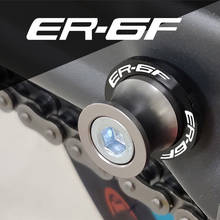 Tornillos de soporte deslizante para motocicleta Kawasaki ER6F, accesorios para moto, carretes basculantes, para Kawasaki ER6F ER-6F 2009 2010 2011 2012 2013 2014 2015 2016 2024 - compra barato
