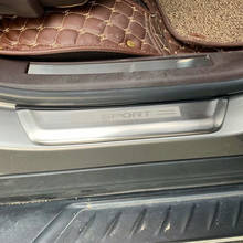 Накладка на порог наружной двери из нержавеющей стали для Lexus RX300, RX200T, RX450H, 2016, 2017, 2018, 2019, 2020, аксессуары для отделки 2024 - купить недорого