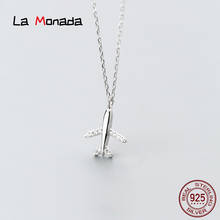 40cm+7cm Korean Female Necklace Silver Minimalist Women Jewelry Aircraft Airplane Silver Chain Necklace For Women On The Neck 2024 - buy cheap