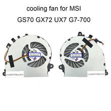 Computer Fans For MSI GS72 GS70 MS 1771 1773 UX7 7G 700 CPU Cooling Fan GPU Graphics Cooler Radiator PAAD06015SL N184 N197 Sale 2024 - buy cheap