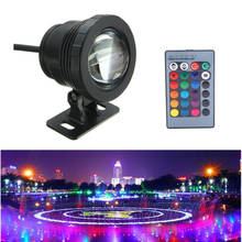1pcs RGB Led Underwater Light Waterproof IP65 Fountain Pool Ponds Aquarium Tank Lamp Remote controller Spot Lights 2024 - buy cheap