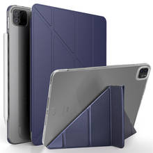 Funda de lujo delgada para tableta, cubierta transparente para iPad Pro 12 9, 2020, 2020 pulgadas, magnética 2024 - compra barato