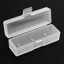 Plastic Portable Plastic Lithium Battery Box with Protective and Storage Function Durable Battery Cases Fit for 18650 Battery 2024 - buy cheap