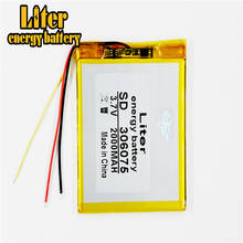 306075 3.7V 2000mAh Rechargeable Li-Polymer Li-ion Battery For GPS Tablet PC PocketBook 306075PL 4G-15 / 4K-19 E-book 306075 2024 - buy cheap