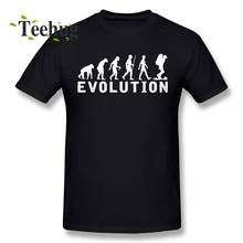 Крутая Мужская футболка с рюкзаком, Мужская футболка-Эволюция путешественника, новый дизайн 2018, туристическая футболка 2024 - купить недорого