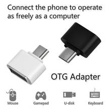 Micro adaptador Universal USB a tipo C, Mini USB C, divisor de conector para teléfono móvil Android, microconectores OTG, convertidor, 2 uds. 2024 - compra barato