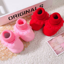 Newborn Foot Socks Baby Girl Soft Shoes Soled Lace Weave Footwear Crib Shoes Infant Toddler Soft Sole Anti-slip Prewalker 2024 - buy cheap