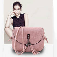 1Pcs New Arrival Women Tassel Messenger Bags Vintage Designer Handbags High Quality Shoulder Bag CrossBody Bag Bolsas Feminina 2024 - buy cheap