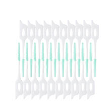 Escova interdental de plástico macio, escova interdental para gengiva, palito de dente, fio dental, ferramenta de limpeza dos dentes, 20 peças 2024 - compre barato
