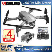 Mini dron L106 Pro con estabilizador de 2 ejes, cámara de cardán, 4K, 5G, WIFI, GPS, posicionamiento de flujo óptico, cuadricóptero VS SG906 2024 - compra barato